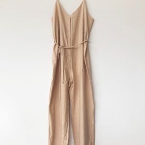 OZMA Silk Noil Cypress Playsuit/Jumpsuit- SMALL